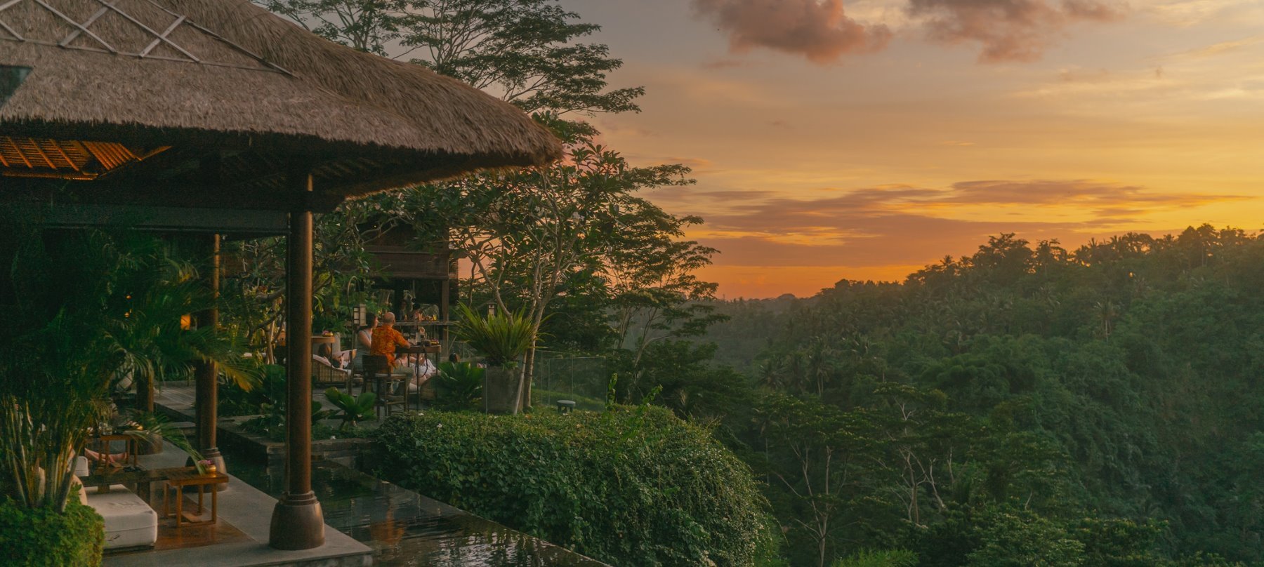 Ambar Ubud Bar Sunset