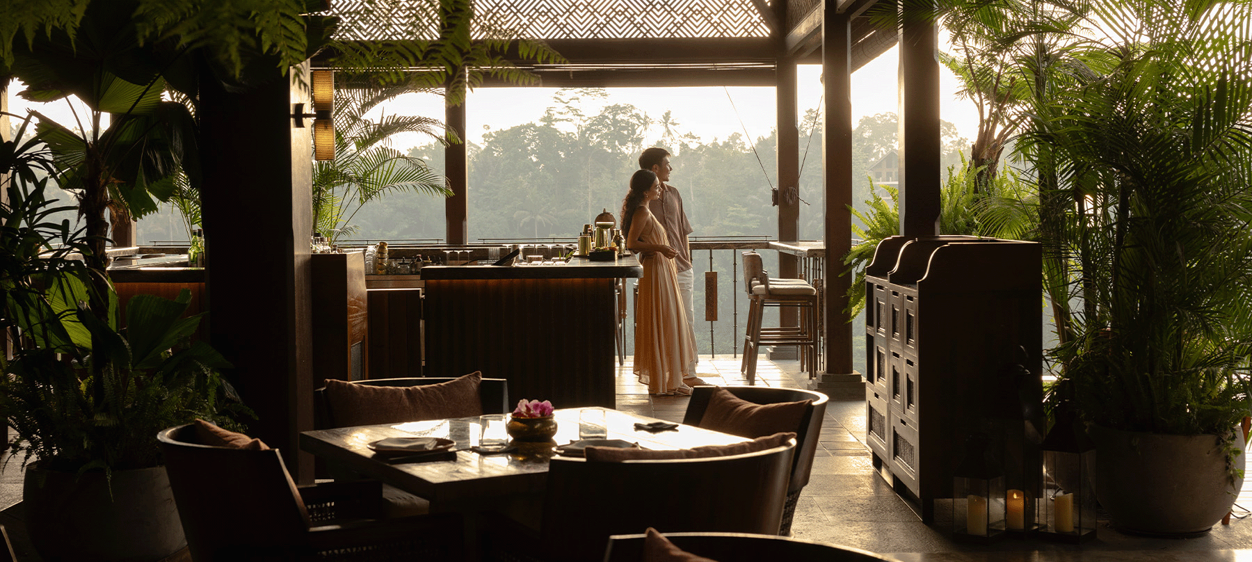 Ambar Ubud Bar Sunset